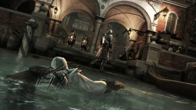 Assassins Creed 2 Ezio schwimmen