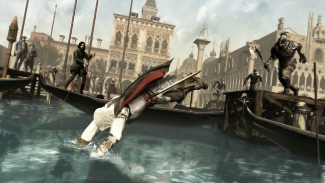Assassins Creed II Ezio Wasser
