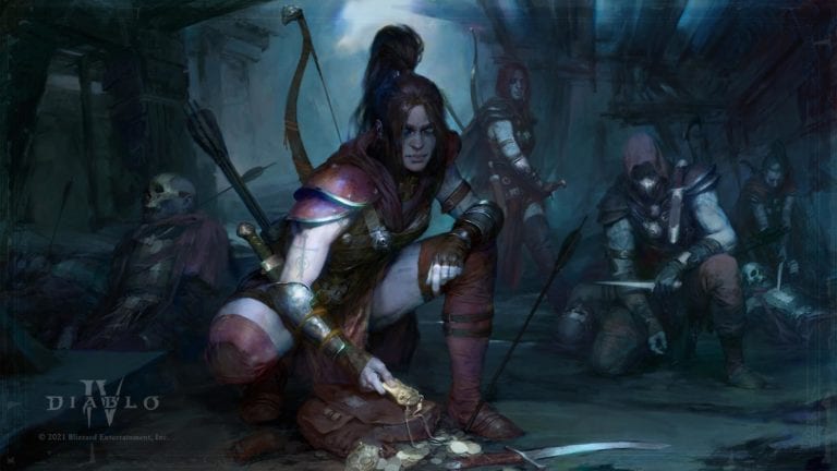Diablo 4 - Bilder - Wallpaper Screenshots von der Jägerin (Rogue)