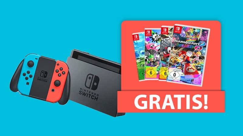 Nintendo Switch: Konsole kaufen, Top-Spiel gratis dazu!