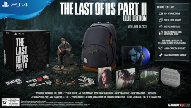 The Last Of Us 2 Erscheint Die Grosse Ellie Edition Mit Rucksack Nur In Den Usa