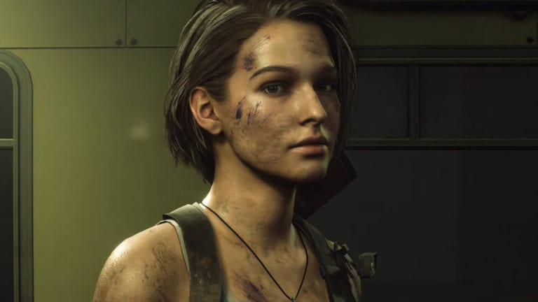 Jill Valentine im Zug
