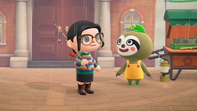 Gerd ist mit seiner fahrenden Gärtnerei in Animal Crossing: New Horizons eingezogen