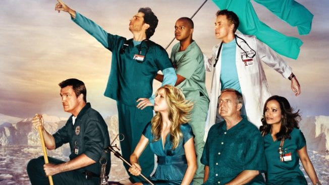 Der brandneue Podcast zu Scrubs "Fake Doctors, Real Friends".