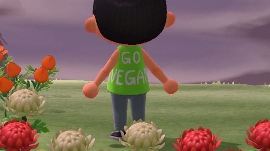 Animal Crossing New Horizons vegan