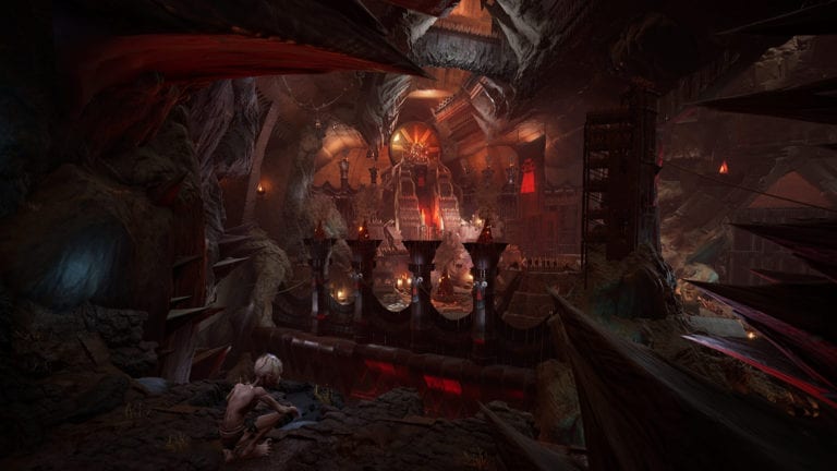 Der Herr der Ringe Gollum Mordor