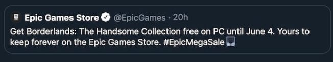 Epic Games Store Borderlands