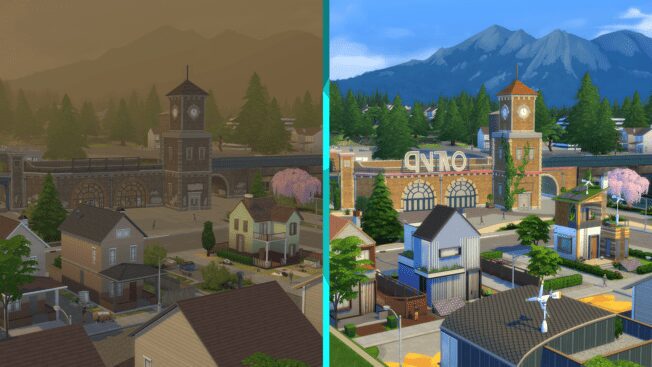 Evergreen Harbor verändert sich in Die Sims 4 Nachhaltig leben