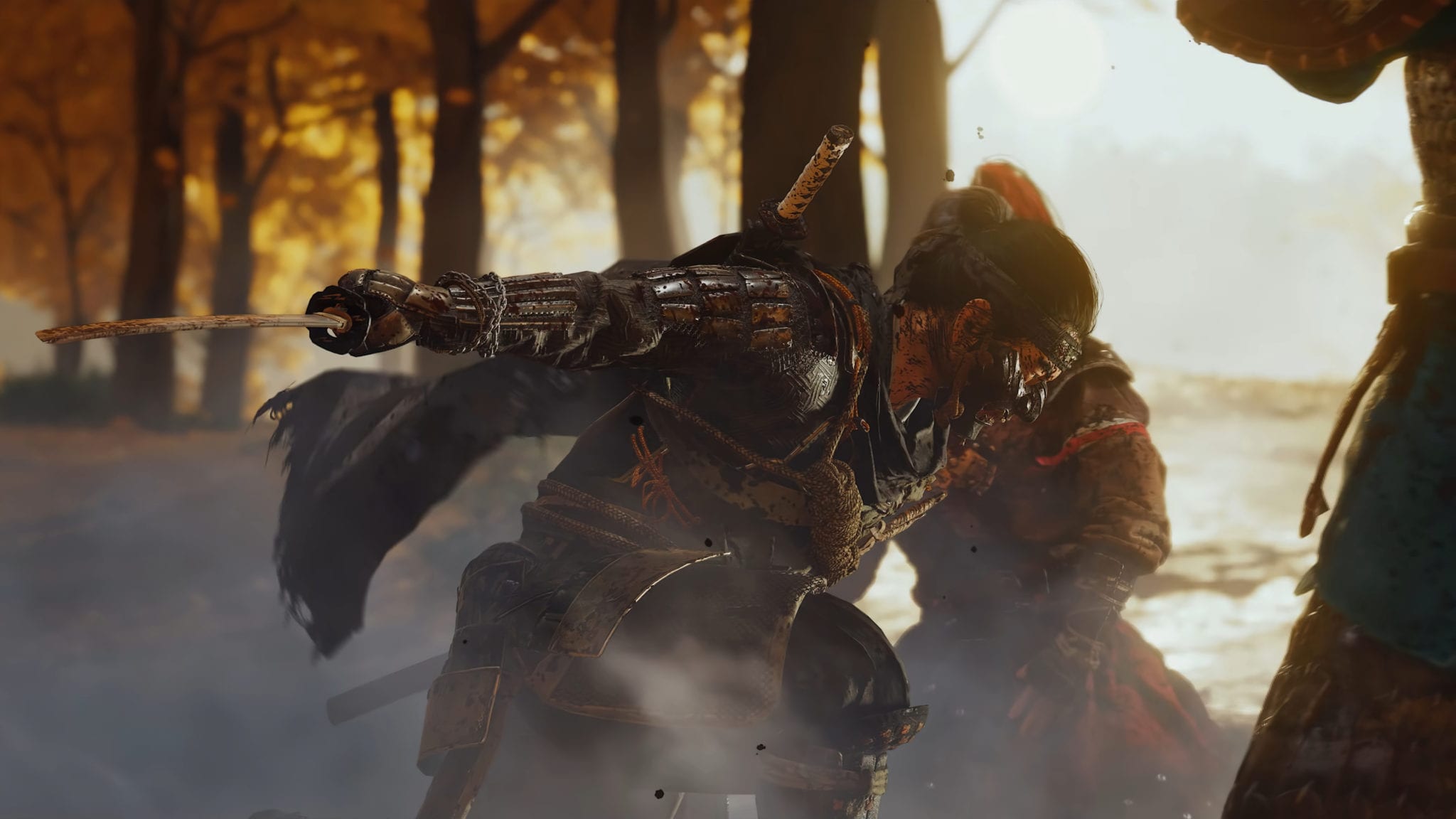 ESRBRating von Ghost of Tsushima Nackte Männer in heißen Quellen und viel Gewalt