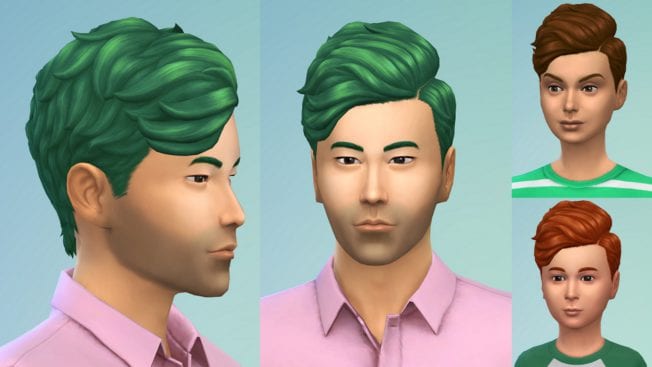 Die Sims 4 Schick mit Strick Frisuren