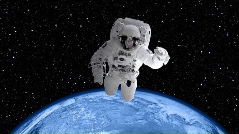 Astronaut im Weltraum
