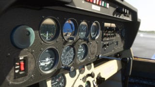 Microsoft Flight Simulator Flugzeug im Cockpit