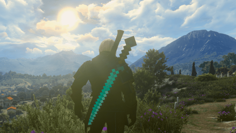 The Witcher 3 Minecraft Schwert