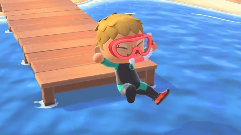Animal Crossing New Horizons Taucherbrille und Schnorchel