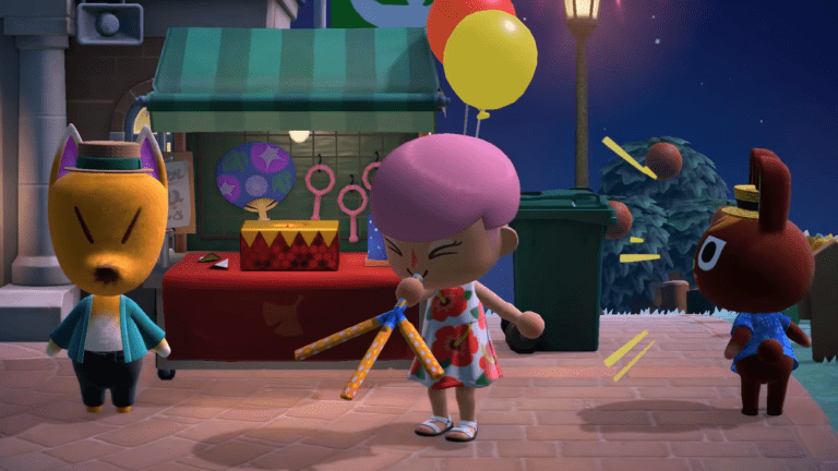 Animal Crossing new Horizons Update Feuerwerk 1.4.0