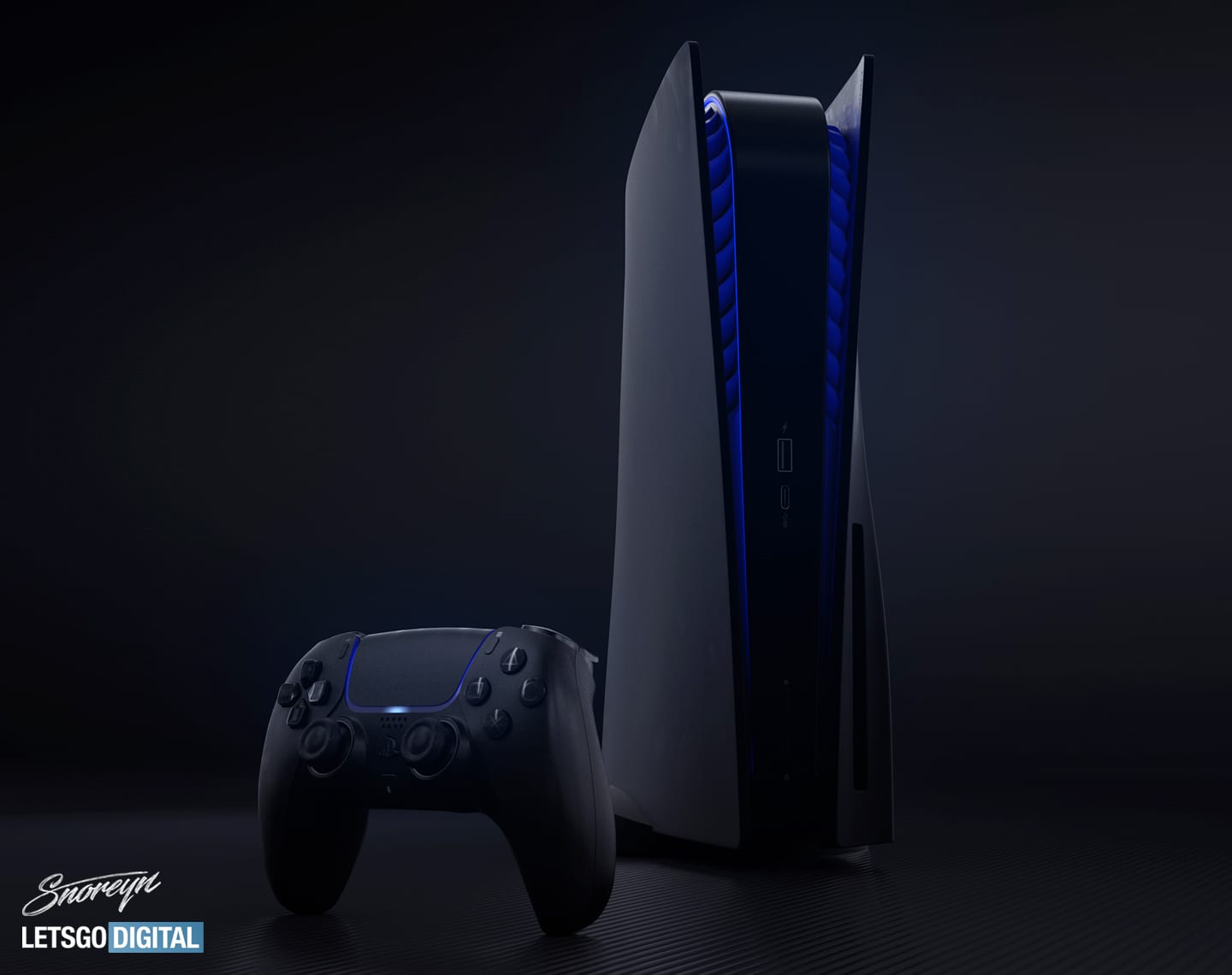 PlayStation 5 in Schwarz