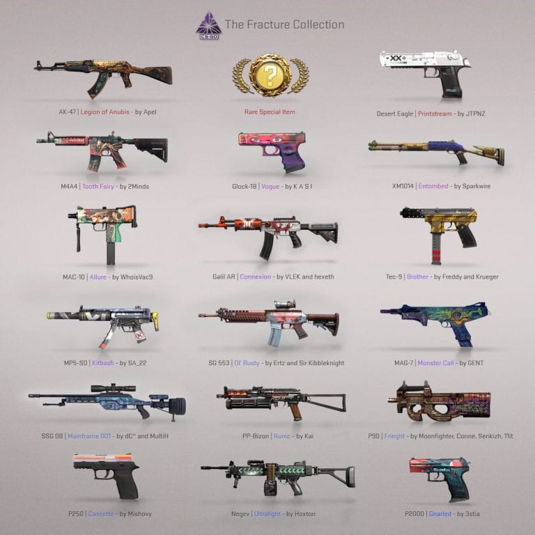 CSGO Die neue Case ist da! Alle Skins der Fracture Collection