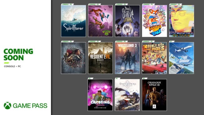 Xbox Game Pass - August 2020