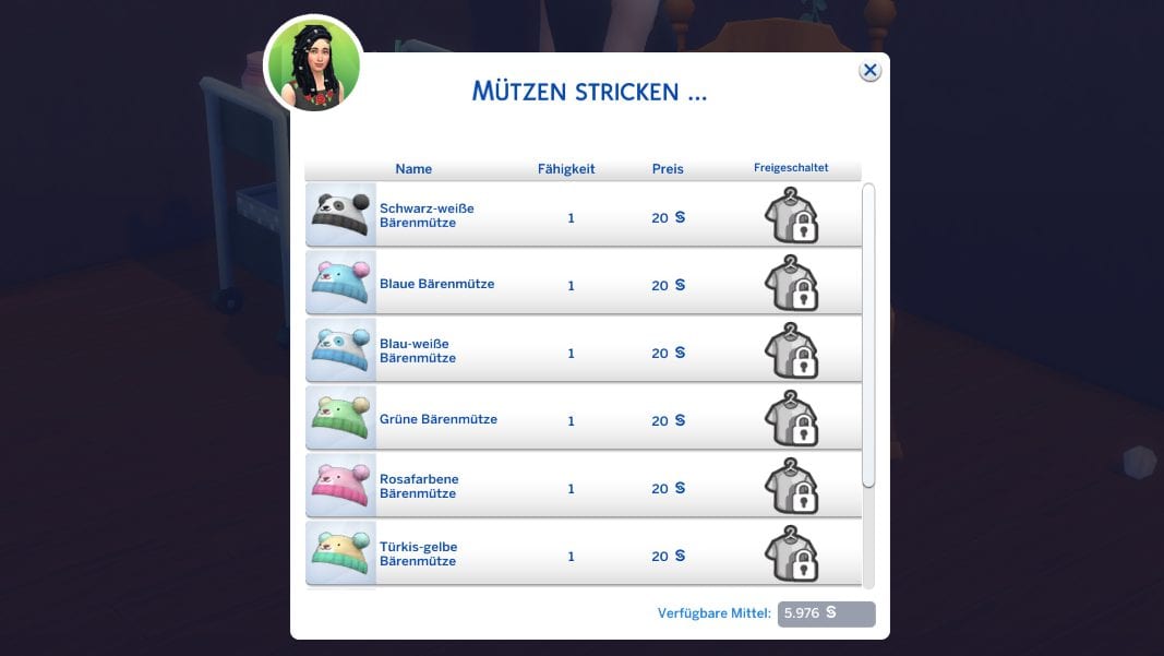 Die Sims 4 Schick mit Strick Fähigkeit