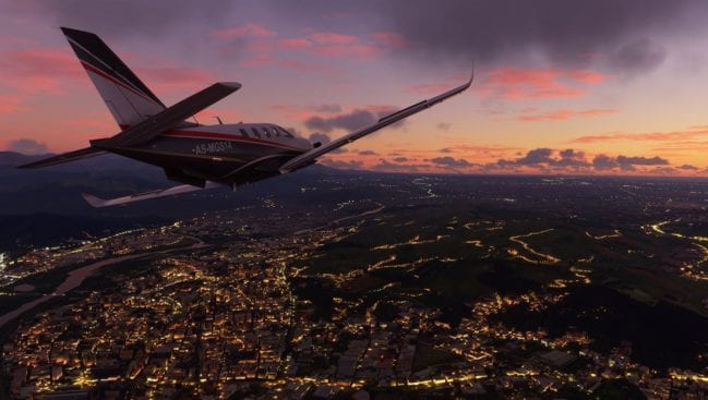Flight Simulator 2020 - Nacht