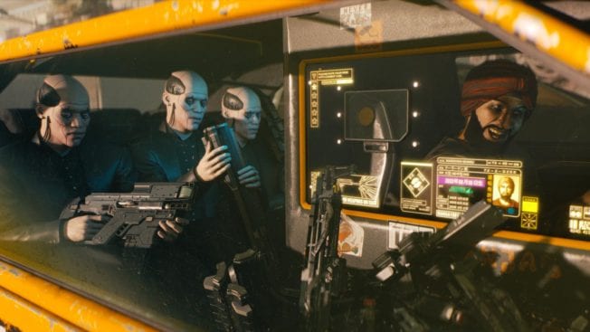 Cyberpunk 2077 Taxi