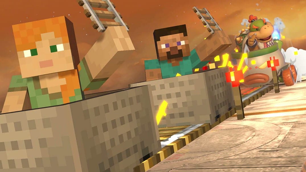Super Smash Bros. Ultimate Minecraft Steve Alex