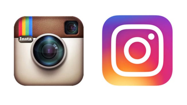 Instagram Icon alt und neu