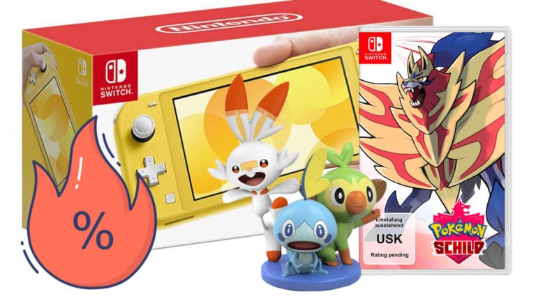 Otto Nintendo Switch Lite Angebot mit Pokémon Schild