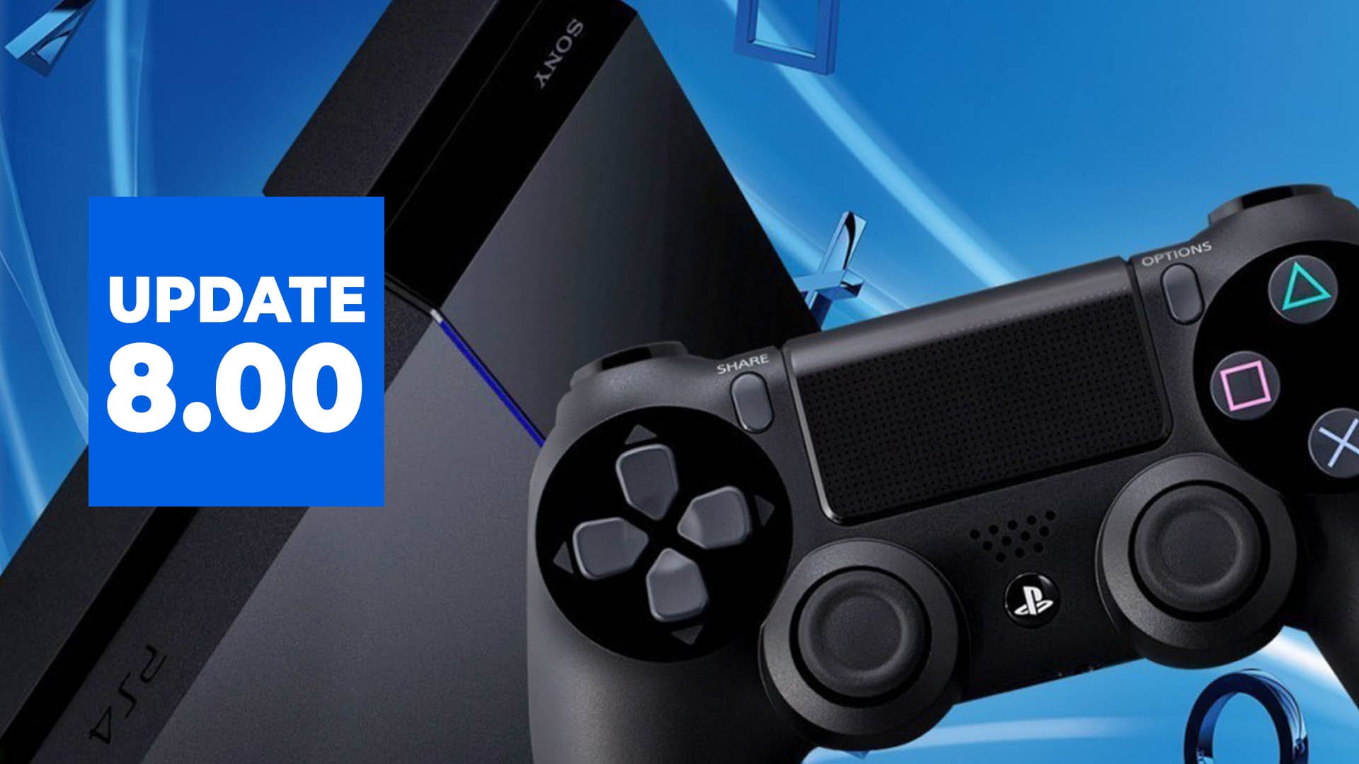 PS4 Firmware Update 8.00