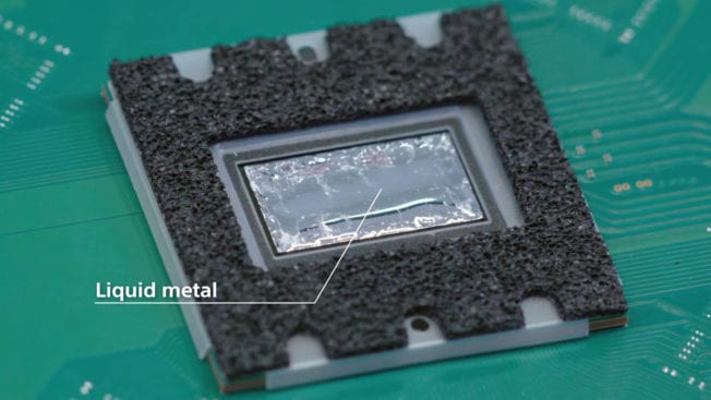 PS5 flüssiges Metall im Kühlsystem