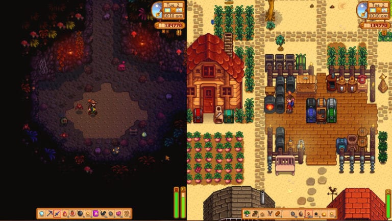 Stardew Valley Splitscreen-Koop