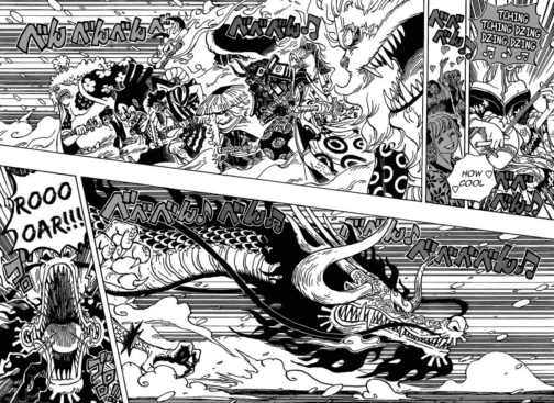 One Piece, Manga, Kapitel 992, Akazaya vs. Kaido