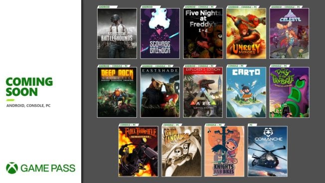 Xbox Game Pass - November 2020