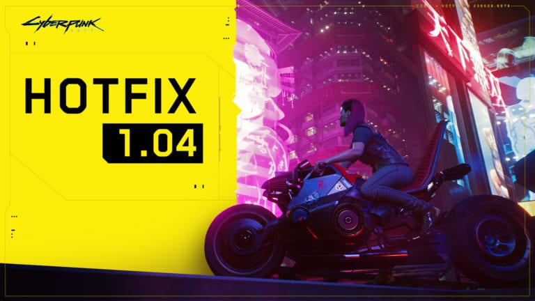 Cyberpunk 1.04 Hotfix PS4 und PC