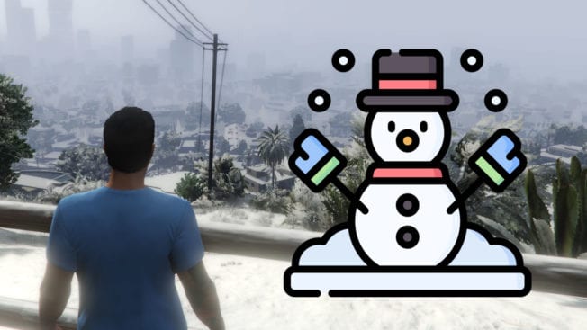GTA Online - Schnee Weihnachten 2020