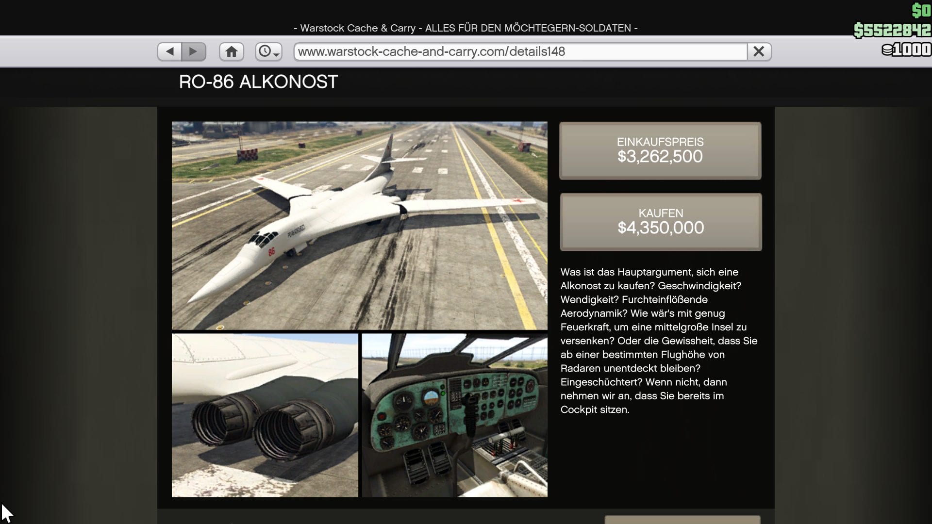 GTA Online - RO-86 Alkonost