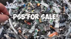 PS5-Sale - Konsole geschreddert