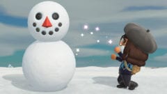 Animal Crossing New Horizons Schneemil bauen Schneemann Anleitungen Schneeflocke