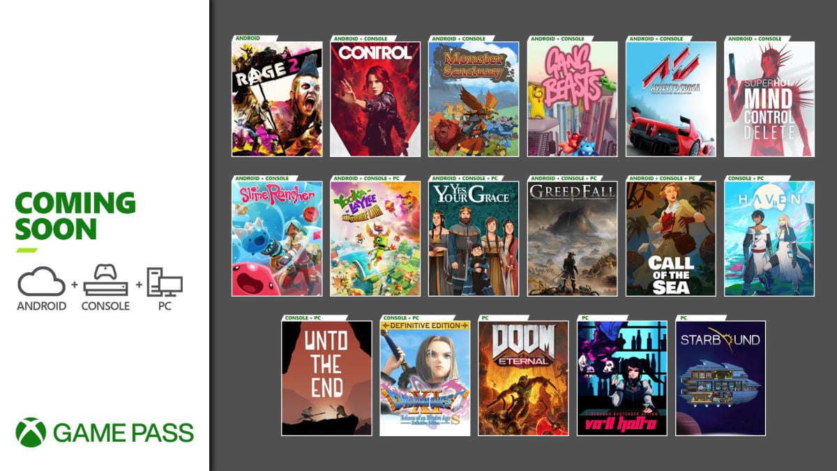 Xbox Game Pass im Dezember 2020 - neue Spiele