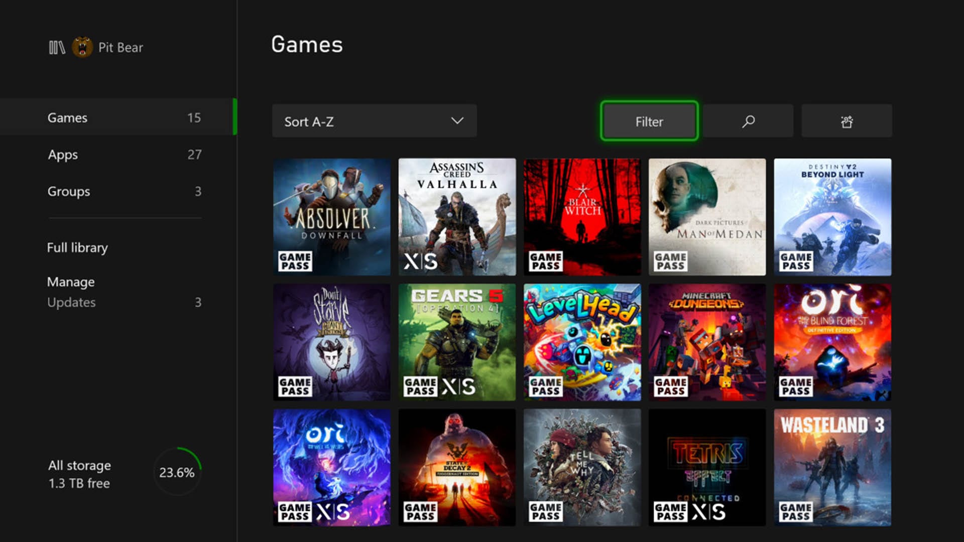 Xbox Series X/S Update im November
