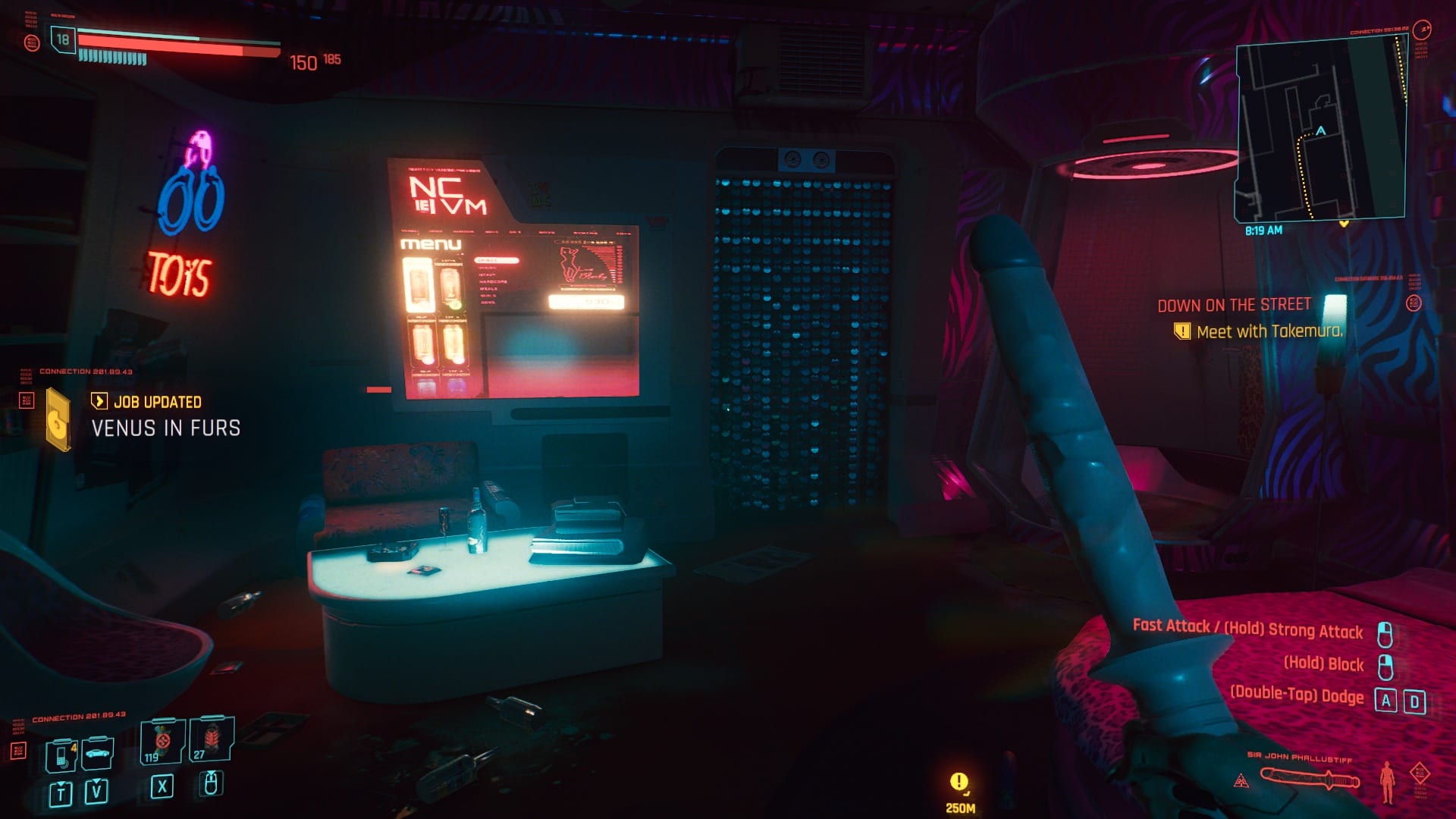 Cyberpunk 2077 - Dildos - Waffe 2