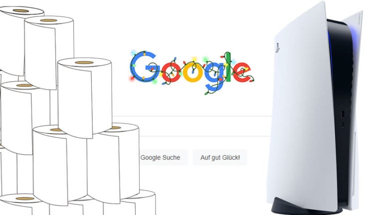 Google PS5 Trend Suchanfragen Klopapier