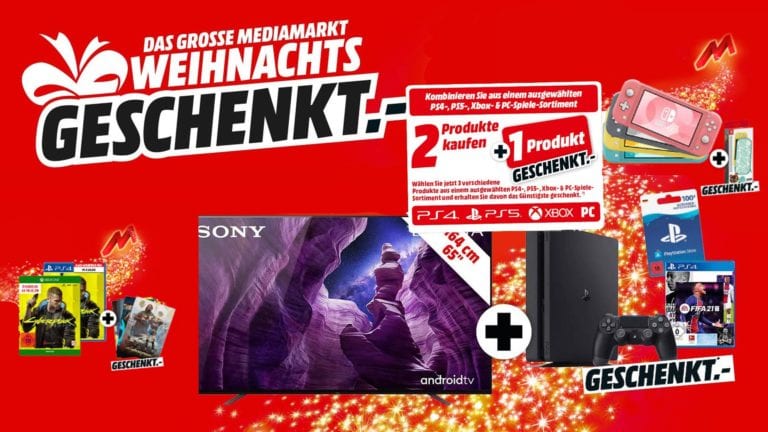MediaMarkt Aktion 2 für 1 Geschenk