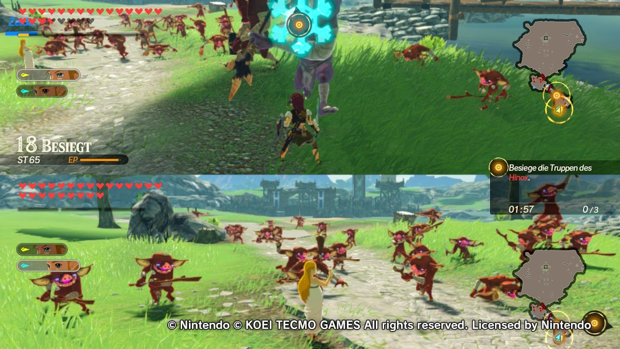 Zelda - Hyrule Warriors Zeit der Verheerung - Koop-Modus aktivieren - zu zweit spielen!