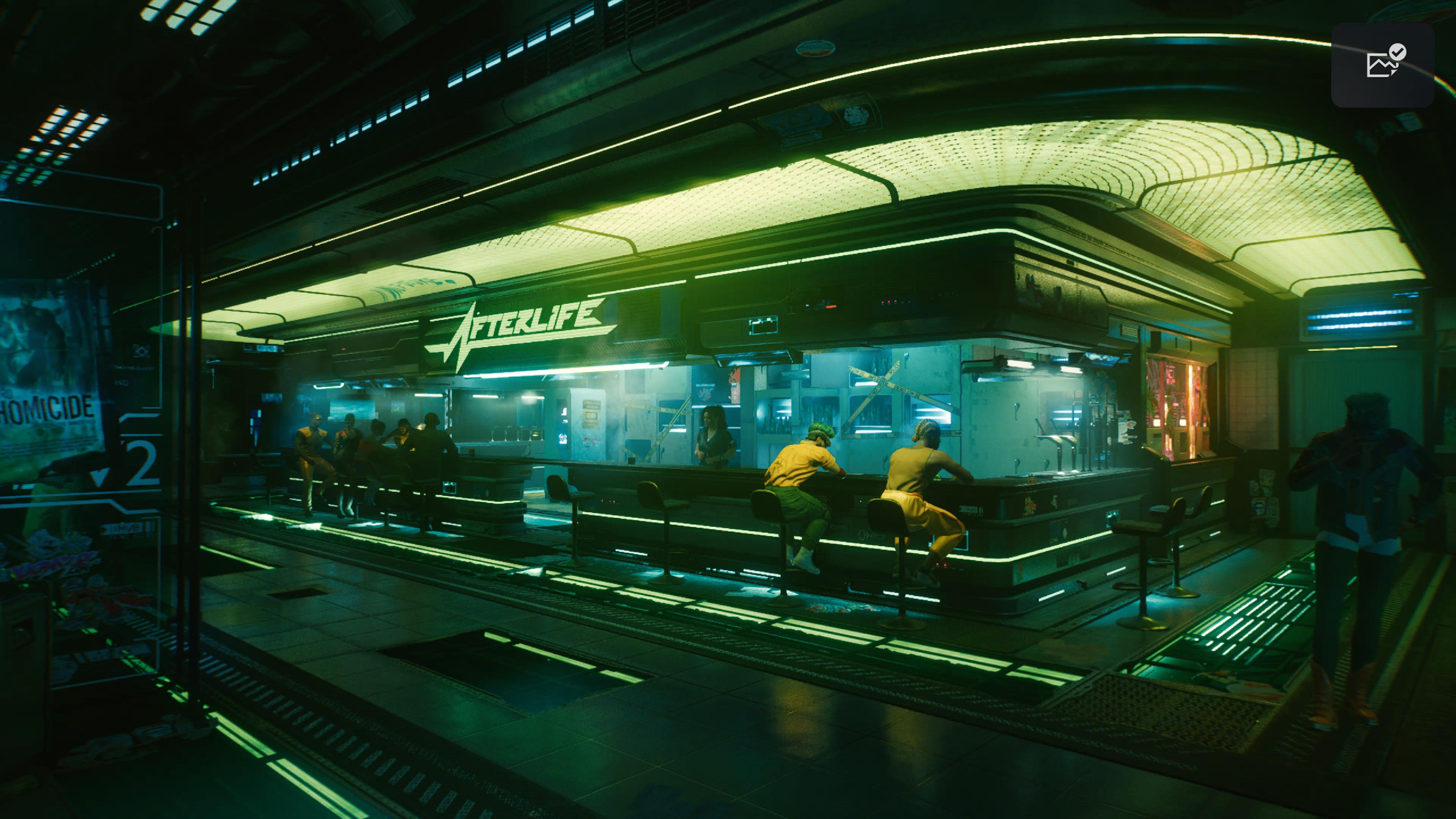 Cyberpunk 2077 - Das Afterlife in all seiner Pracht