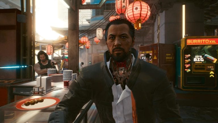 Takemura in Cyberpunk 2077