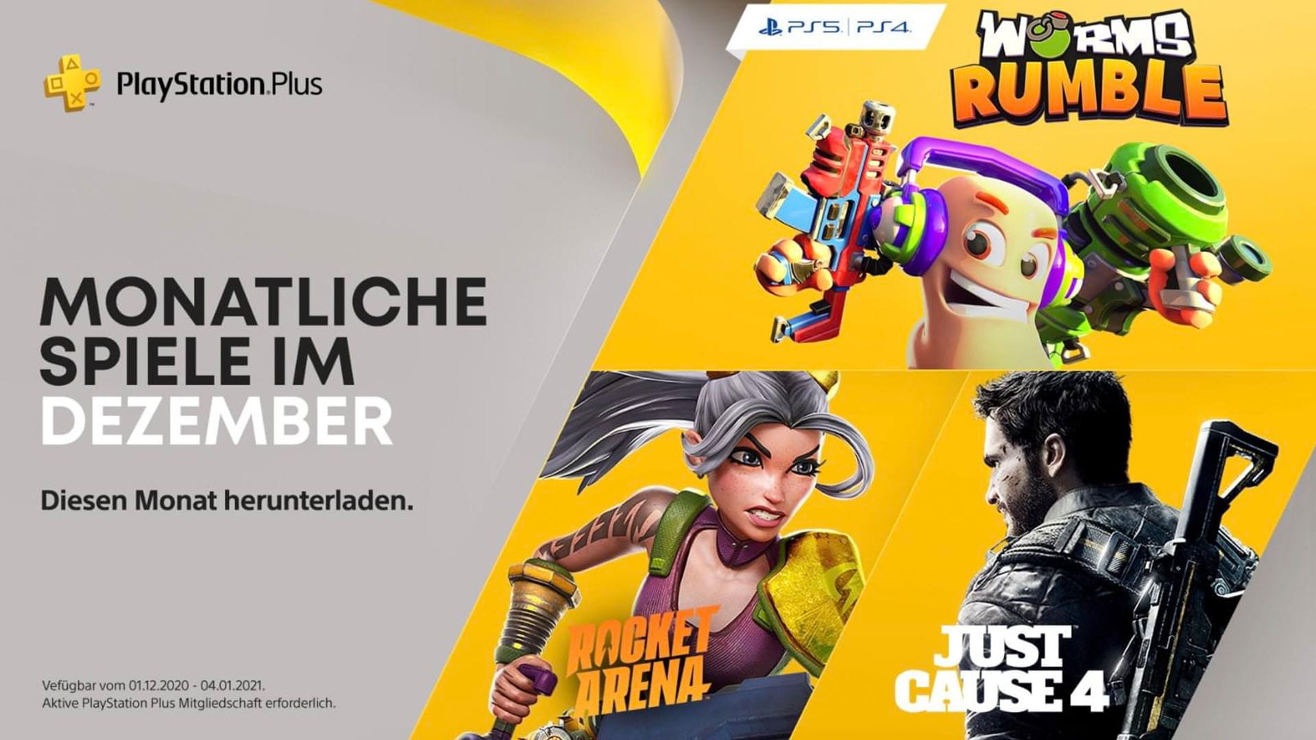 PS Plus Dezember 2020 letzte Chance