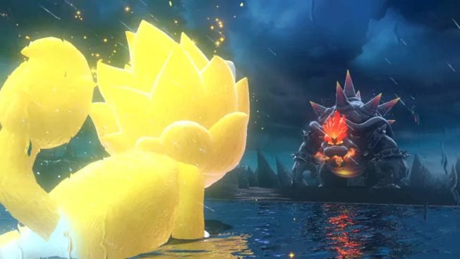 Super Mario 3D World Bowser's Fury - Mario als Super-Saiyajin