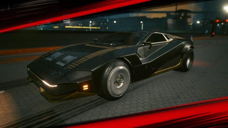 Vs Auto in Cyberpunk 2077 aus dem Trailer