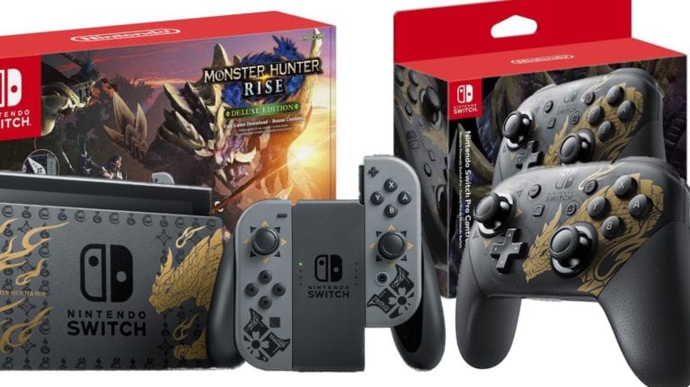 Nintendo Switch Monster Hunter Rise Konsole Pro-Controller